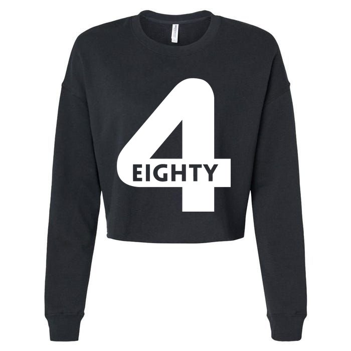 Shannon Sharpe Wearing 4 Eighty Cropped Pullover Crew