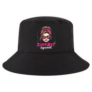 Support Squad Women Sunglasses Breast Cancer Awareness Cool Comfort Performance Bucket Hat