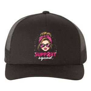 Support Squad Women Sunglasses Breast Cancer Awareness Yupoong Adult 5-Panel Trucker Hat