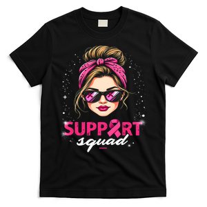 Support Squad Women Sunglasses Breast Cancer Awareness T-Shirt