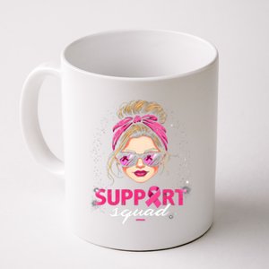 Support Squad Women Sunglasses Breast Cancer Awareness Coffee Mug