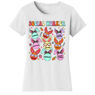 School Social Worker Funny Easter Women's T-Shirt