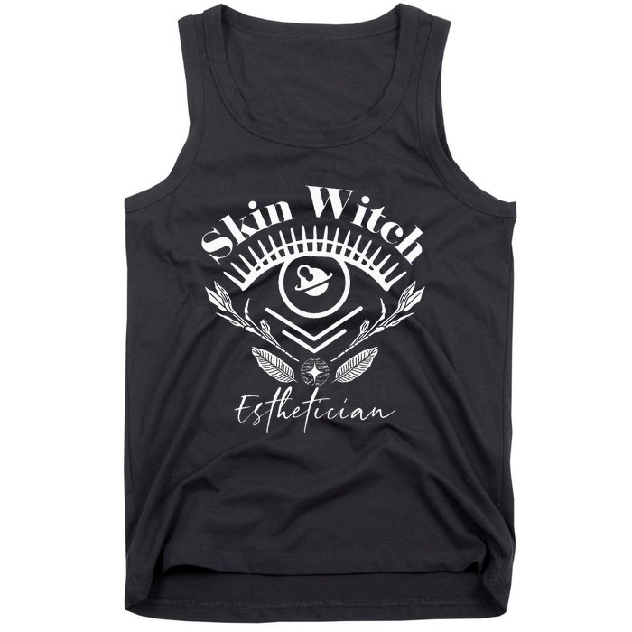 Spooky Skincare Witch Halloween Skin Esthetician Tank Top