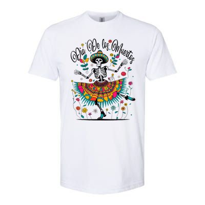 Sugar Skull Wo Day of the Dead Dia de los Muertos  Softstyle® CVC T-Shirt