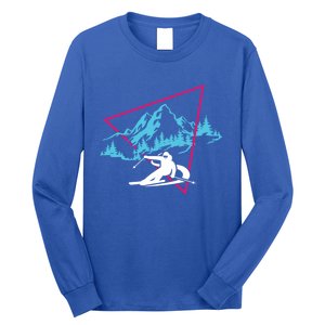 Skier Skiing Winter Sport Ski Skiers Ski Lover Great Gift Long Sleeve Shirt