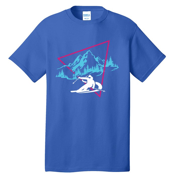 Skier Skiing Winter Sport Ski Skiers Ski Lover Great Gift Tall T-Shirt