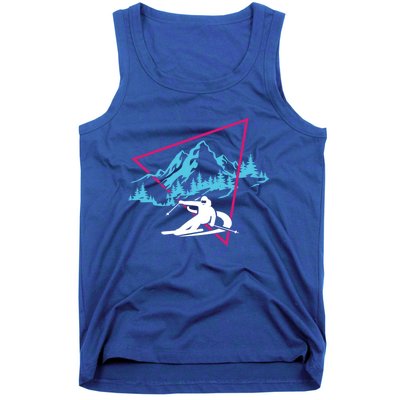 Skier Skiing Winter Sport Ski Skiers Ski Lover Great Gift Tank Top