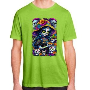 Sugar Skull Women De Los Muertos La Catrina Day Of The Dead Adult ChromaSoft Performance T-Shirt