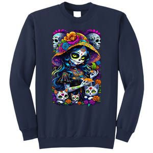 Sugar Skull Women De Los Muertos La Catrina Day Of The Dead Sweatshirt