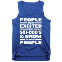 Snowmobile Skidoos Winter Snow Machine Snowmobiling Funny Gift Tank Top