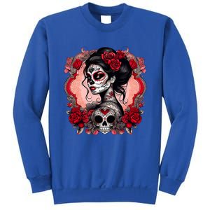 Sugar Skull Women De Los Muertos La Catrina Day Of The Dead Sweatshirt