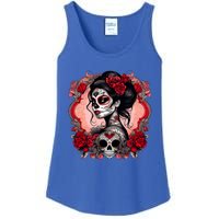 Sugar Skull Women De Los Muertos La Catrina Day Of The Dead Ladies Essential Tank