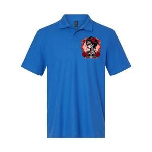 Sugar Skull Women De Los Muertos La Catrina Day Of The Dead Softstyle Adult Sport Polo