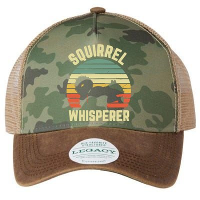 Squirrel Squirrel Whisperer Lover Retro Legacy Tie Dye Trucker Hat