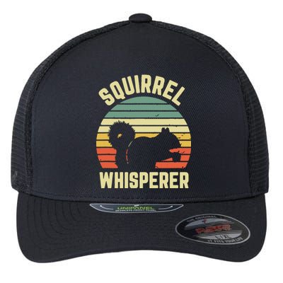 Squirrel Squirrel Whisperer Lover Retro Flexfit Unipanel Trucker Cap