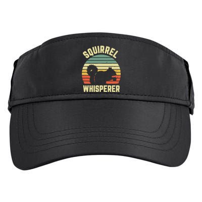 Squirrel Squirrel Whisperer Lover Retro Adult Drive Performance Visor