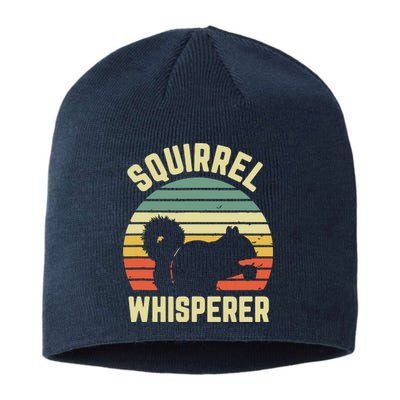 Squirrel Squirrel Whisperer Lover Retro Sustainable Beanie