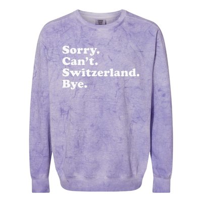 Switzerland Colorblast Crewneck Sweatshirt