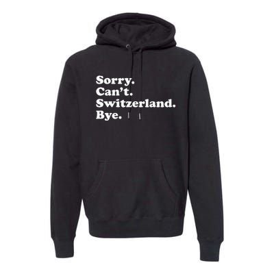 Switzerland Premium Hoodie