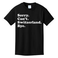 Switzerland Kids T-Shirt