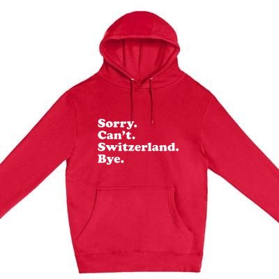 Switzerland Premium Pullover Hoodie