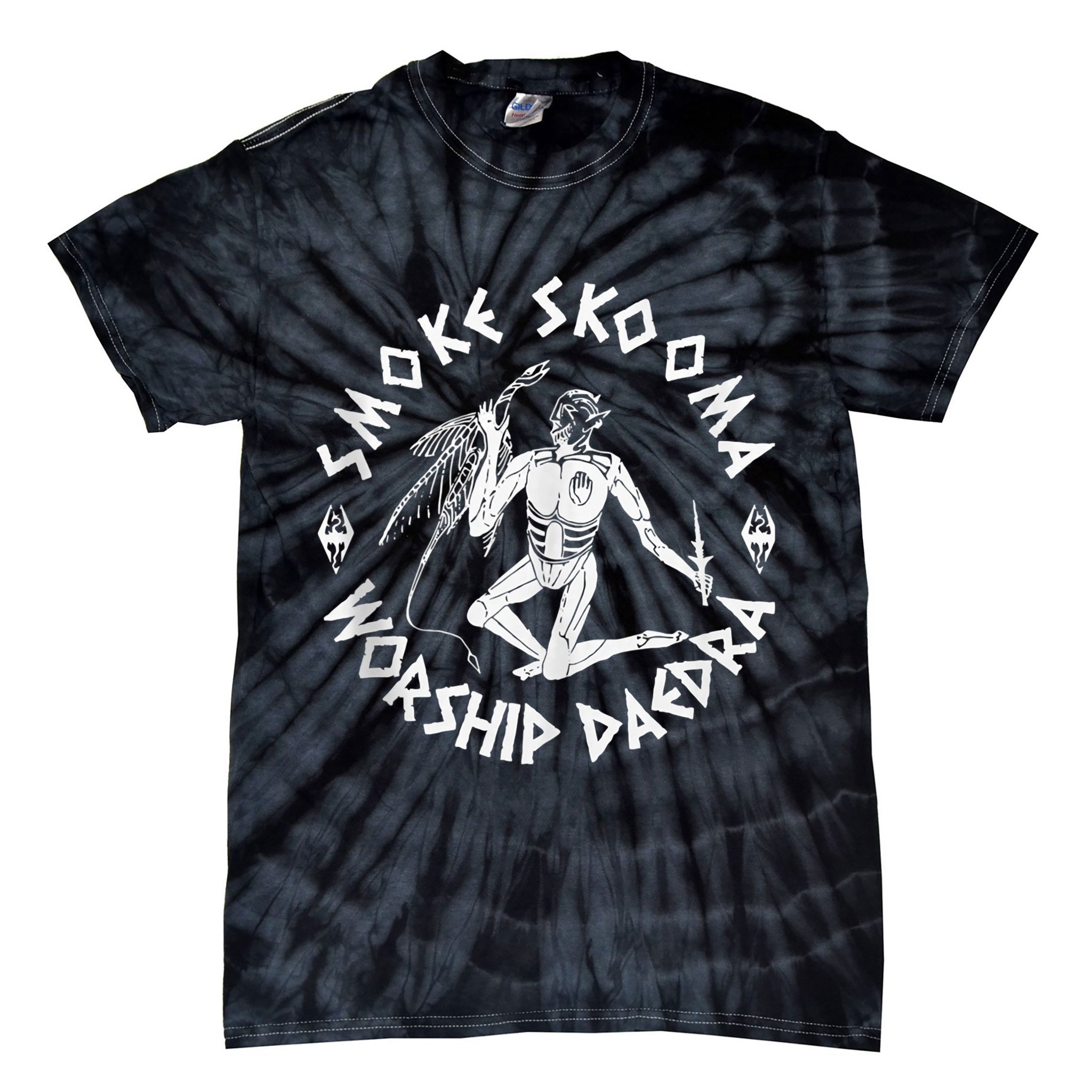 Smoke Skooma Worship Daedra Tie-Dye T-Shirt