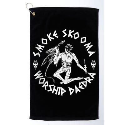 Smoke Skooma Worship Daedra Golf Towel