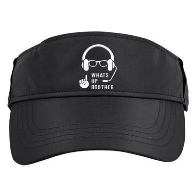 Sketch Streamer Whats Up Brother Adult Drive Performance Visor