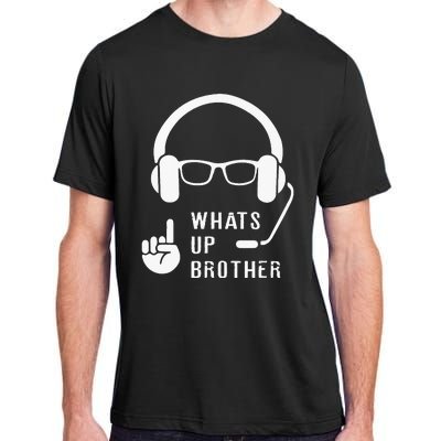 Sketch Streamer Whats Up Brother Adult ChromaSoft Performance T-Shirt