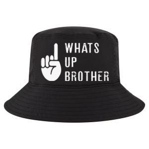 Sketch Streamer Whats Up Brother Cool Comfort Performance Bucket Hat