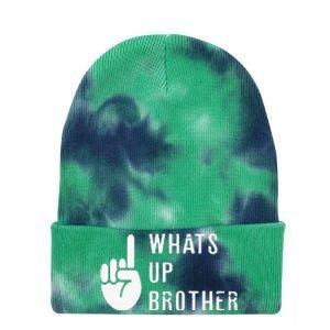 Sketch Streamer Whats Up Brother Tie Dye 12in Knit Beanie