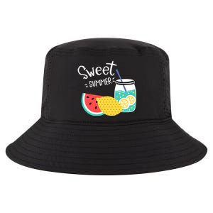 Sweet Summer Watermelon Lemonade Cool Comfort Performance Bucket Hat