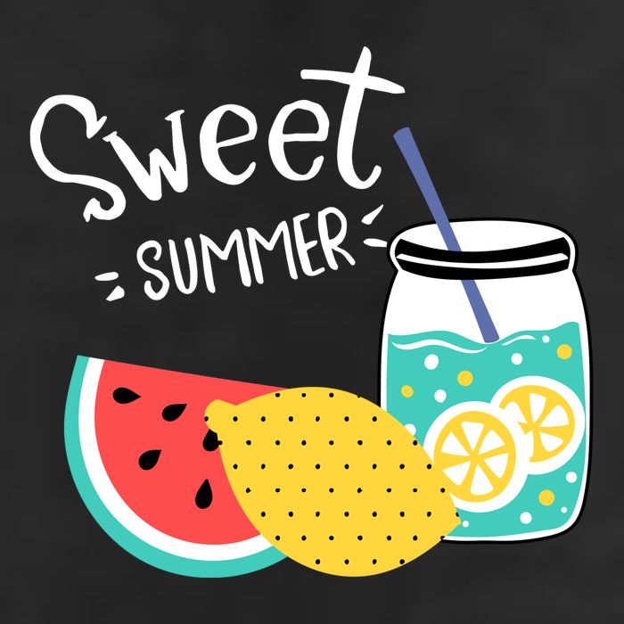 Sweet Summer Watermelon Lemonade 7 Panel Mesh Trucker Snapback Hat