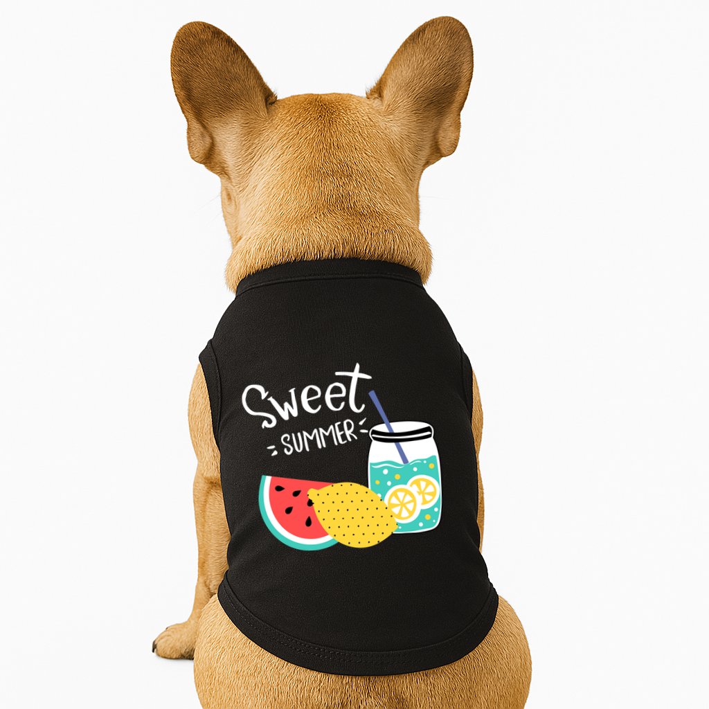 Sweet Summer Watermelon Lemonade Doggie Tank