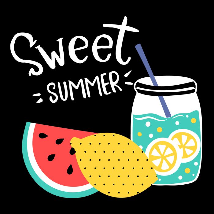 Sweet Summer Watermelon Lemonade Cooling Performance Crew T-Shirt