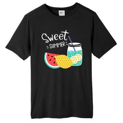 Sweet Summer Watermelon Lemonade Tall Fusion ChromaSoft Performance T-Shirt