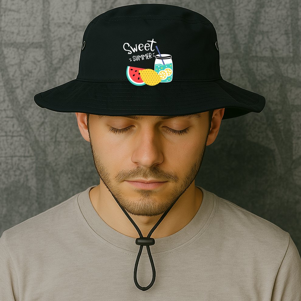 Sweet Summer Watermelon Lemonade Bucket Hat