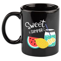 Sweet Summer Watermelon Lemonade 11oz C Handle Ceramic Mug