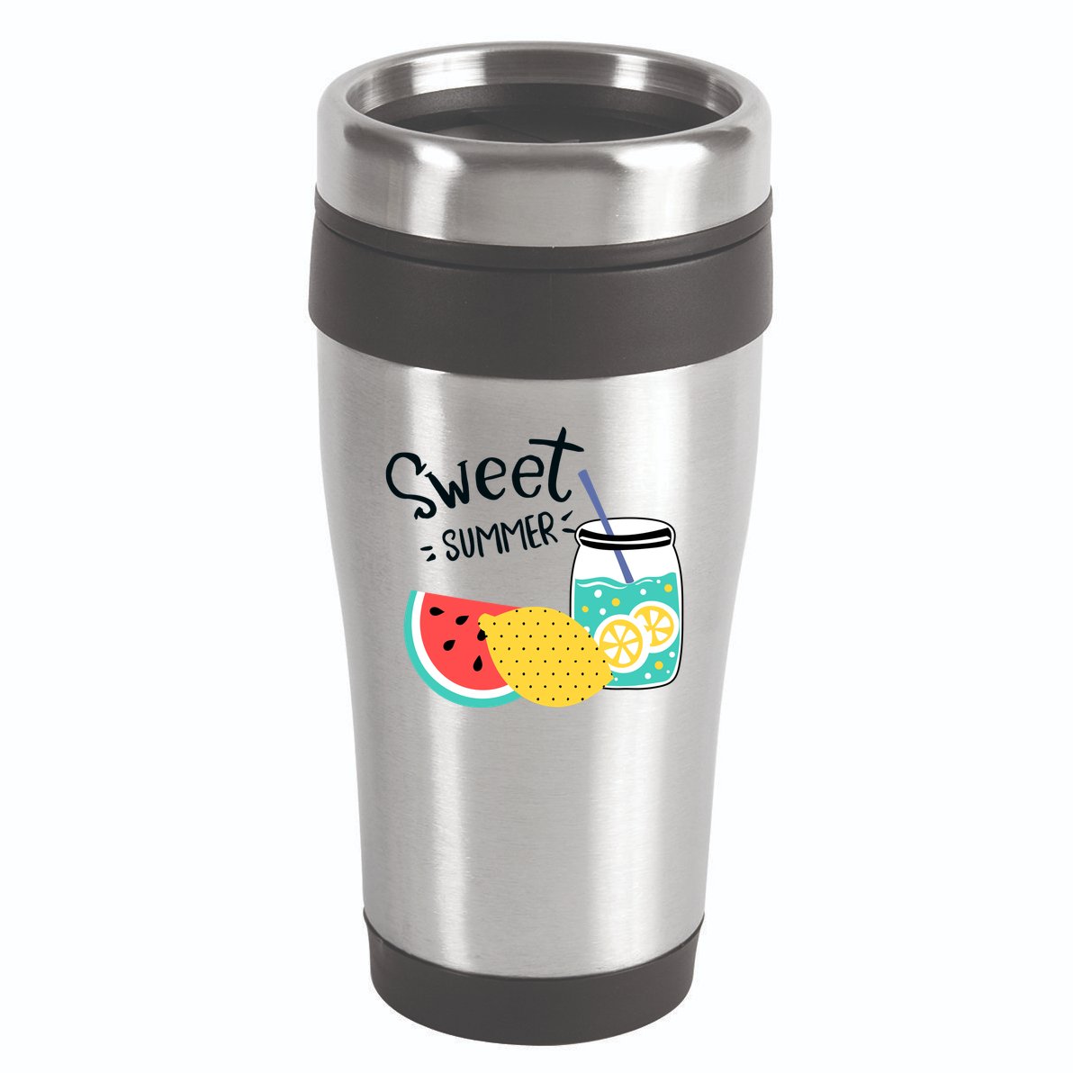 Sweet Summer Watermelon Lemonade 16oz Travel Tumbler