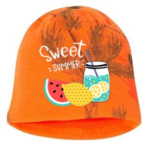 Sweet Summer Watermelon Lemonade Kati - Camo Knit Beanie