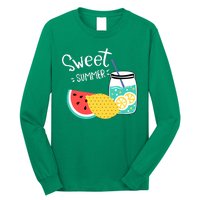 Sweet Summer Watermelon Lemonade Long Sleeve Shirt