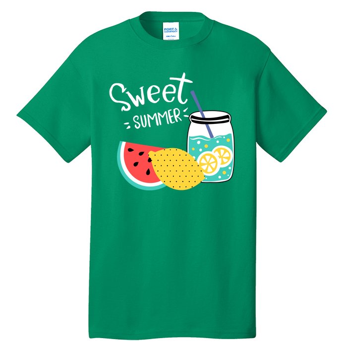 Sweet Summer Watermelon Lemonade Tall T-Shirt