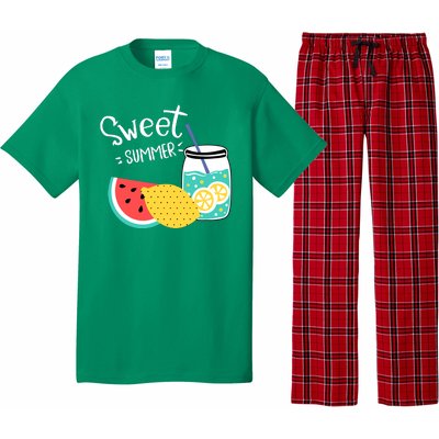 Sweet Summer Watermelon Lemonade Pajama Set