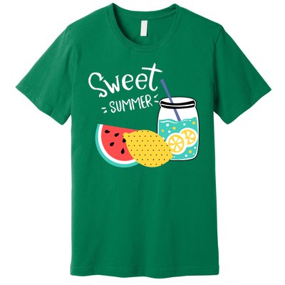 Sweet Summer Watermelon Lemonade Premium T-Shirt