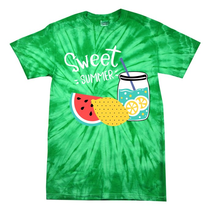 Sweet Summer Watermelon Lemonade Tie-Dye T-Shirt