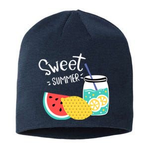 Sweet Summer Watermelon Lemonade Sustainable Beanie