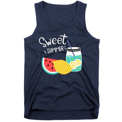 Sweet Summer Watermelon Lemonade Tank Top