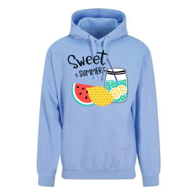 Sweet Summer Watermelon Lemonade Unisex Surf Hoodie