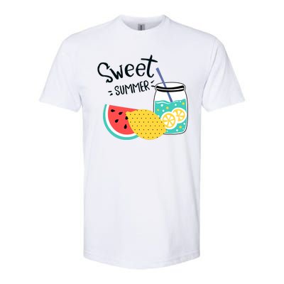 Sweet Summer Watermelon Lemonade Softstyle® CVC T-Shirt