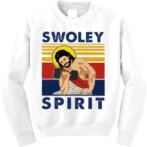 Swoley Spirit Weightlifting Jesus Swoley Spirit Kids Sweatshirt